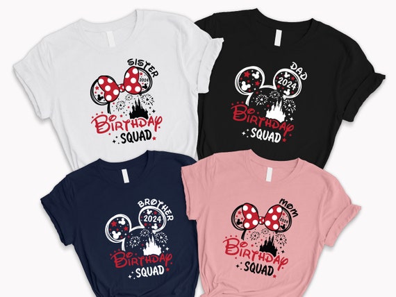 My Fourth Birthday Shirt, Custom Birthday Squad Shirt, Family Birthday Shirt,Custom Disneyland Shirts,Personalized Disneyworld Family Shirts