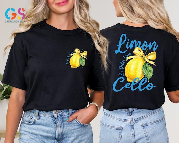 Limoncello Shirt, Trendy Lemon Shirt, Funny Coast Tee, Italian Beach T-Shirt, Girls Trip Shirt, Preppy Shirt, Lemons Tee, Retro Graphic Tee