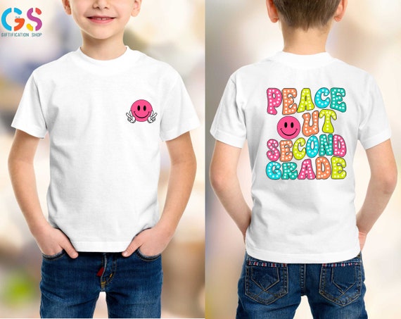 Peace Out Second Grade T-shirt, Second Grade Graduation Shirt, Second Grade Teacher Shirt, Second Grade Graduation Gift, Second Grade Shirt