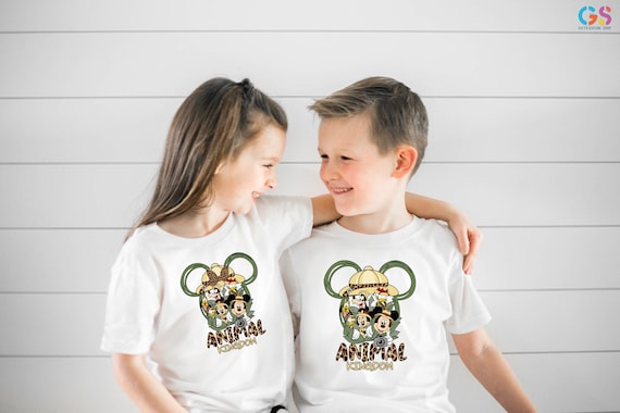 Custom Animal Kingdom Shirt, Personalized Safari Shirt, Safari Mickey,Custom Family Vacation Shirt, Safari Trip Shirt,Mickey Ears Name Shirt