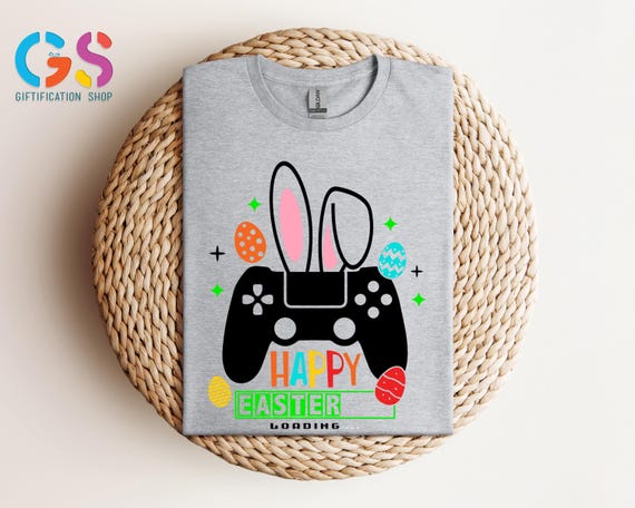 Easter Gamer Shirt, Easter Bunny Gamer Shirt, Happy Easter Game Controller,Kids Easter Shirt, Easter Bunny Video Gamer,Easter Boy Gaming Tee