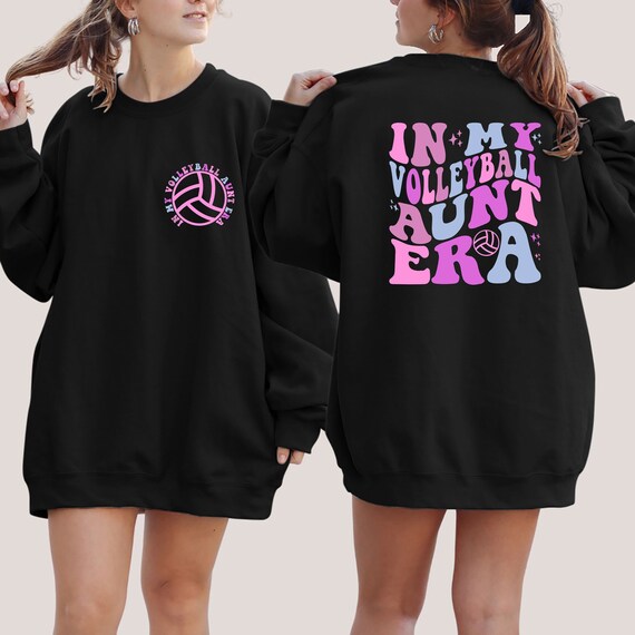 In My Volleyball Aunt Era Sweatshirt, Volleyball Aunt Sweatshirt, Volleyball Aunt Era,Game Day Shirt,Volleyball Aunt Shirt,Volleyball Aunt