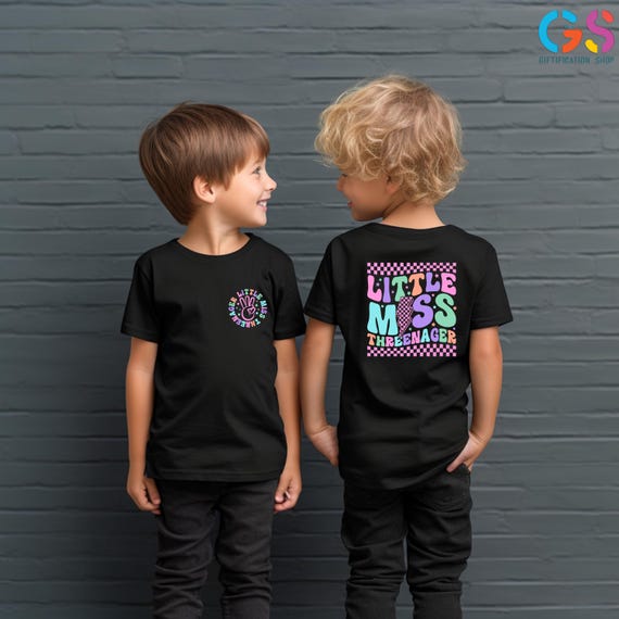 Little Miss Threenager Era Shirt, 3rd Birthday Shirt, Birthday Girl Shirt, 3 Years Old Birthday Shirt, Birthday Gift for Girl, Birthday Tee