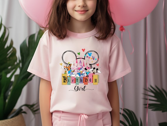 Custom Disneyland Birthday Boy Shirt, Custom Disneyland Birthday Girl Shirt, Disneyworld Birthday Squad Shirt,Disney Birthday Crew Shirt