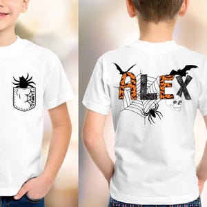 Custom Halloween Shirt, Name Shirt For Kids, Halloween Shirt For Kids, Name Shirt For Toddler, Halloween Gifts For Kids, Boo Shirt