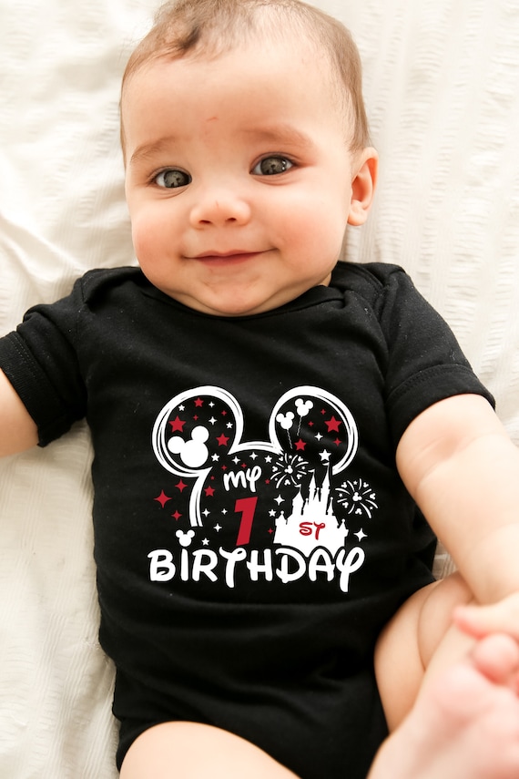 My first Birthday Shirt, Custom Birthday Squad Shirt, Family Birthday Shirt, Custom Disneyland Shirts,Personalized Disneyworld Family Shirts