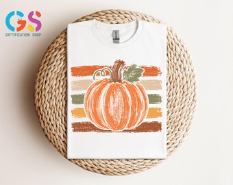 Striped Take Me To The Pumpkin Patch Tshirt, Preppy Fall Shirt, Vintage Autumn Sweatshirt, Pumpkin Season Gift