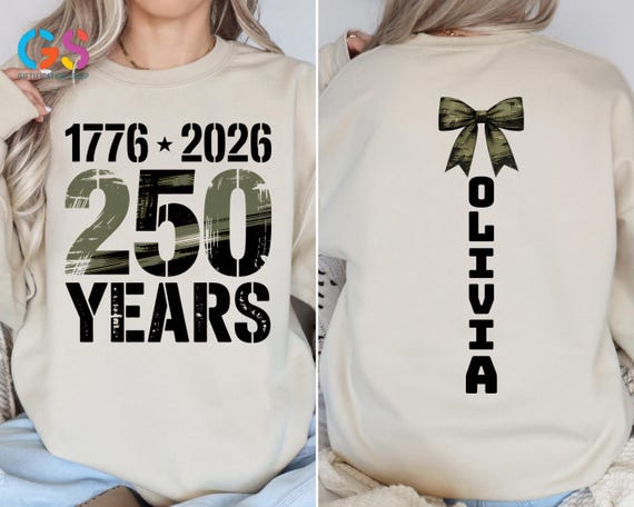 1776 - 2026 250th Years Of USA Sweatshirt, Camo Coquette Anniversary Sweater, Patriotic America Hoodie