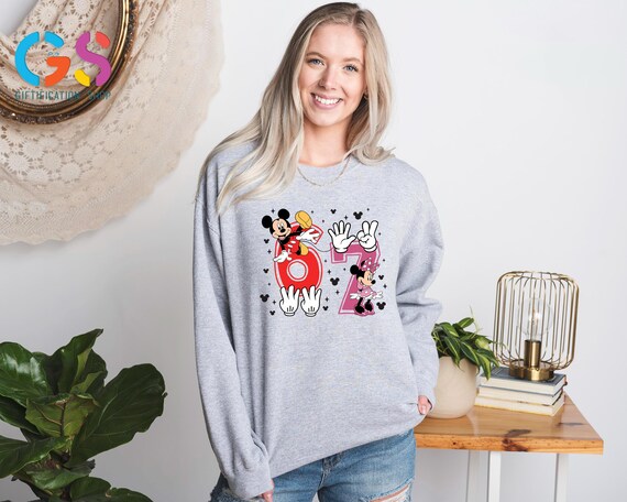 Six Seven Mickey And Minnie Sweatshirt, 6 7 Meme Sweater, Disneyland Shirt, 2026 Disney Trip