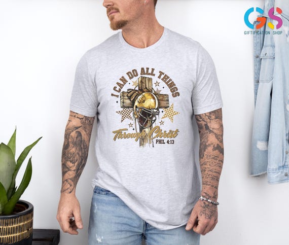 Fall Football Tshirt, Christian Fall Shirt for Player,Bible Game day Shirt, Religious Football Shirt, Fall Season Sports Shirt,Football Gift