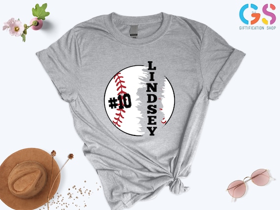 Custom Name Baseball Shirt, Baseball Name Shirt, Personalized Baseball Shirt, Baseball Number shirt, Baseball Custom Shirt,Baseball Gifts