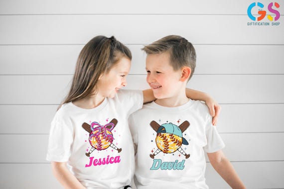 Personalized Name Baseball Shirt, Brushstroke Baseball Season Tees, Baseball Kids Shirt, Game Day Shirt, Baseball Gifts, Baseball Mom Tee