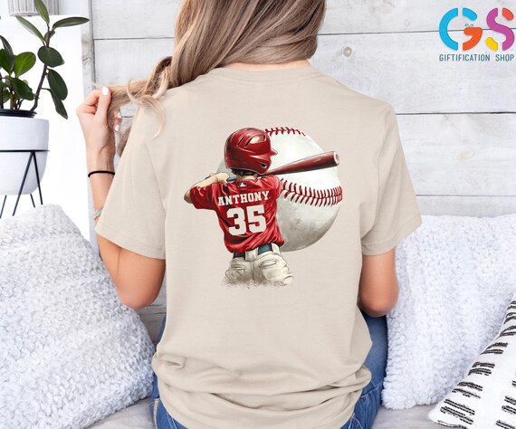 Custom Baseball Shirt, Baseball Mom Shirt With Kids Name, Baseball Season Shirt, Baseball Mama Shirt, Game Day Shirt, Baseball Gifts