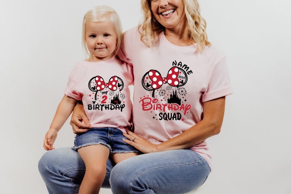 My Second Birthday Shirt, Custom Birthday Squad Shirt, Family Birthday Shirt,Custom Disneyland Shirts,Personalized Disneyworld Family Shirts
