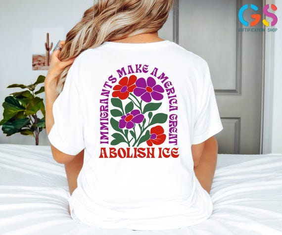 Immigrants Make America Shirt,  Refugee Shirt, Anti Status Quo Shirt, America Was Built by Immigrants, Patriotic Shirt, Equality Shirt