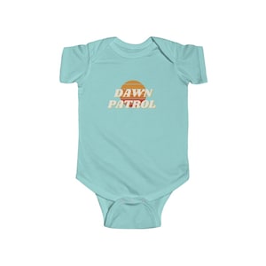 Dawn Patrol Surfer Baby Onesie® Bodysuit, Little Surfer, Beach Baby, Cute Baby Onesie®- Surf Baby Gift