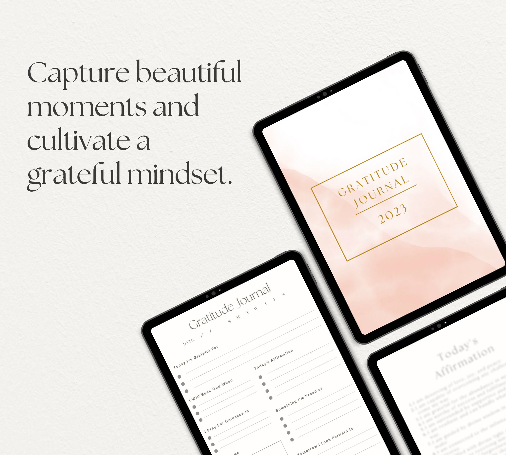 Gratitude Journal Printable Journal Daily Journal Self Care - Etsy