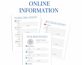 Complete Online Information Printable