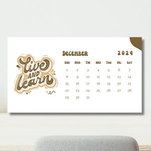 Minimalist Yearly Wall 2023 Calendar - Digital Downloadable Desktop Good Notes Annual Calendar - Printable Yealry Calendar Gift For Home