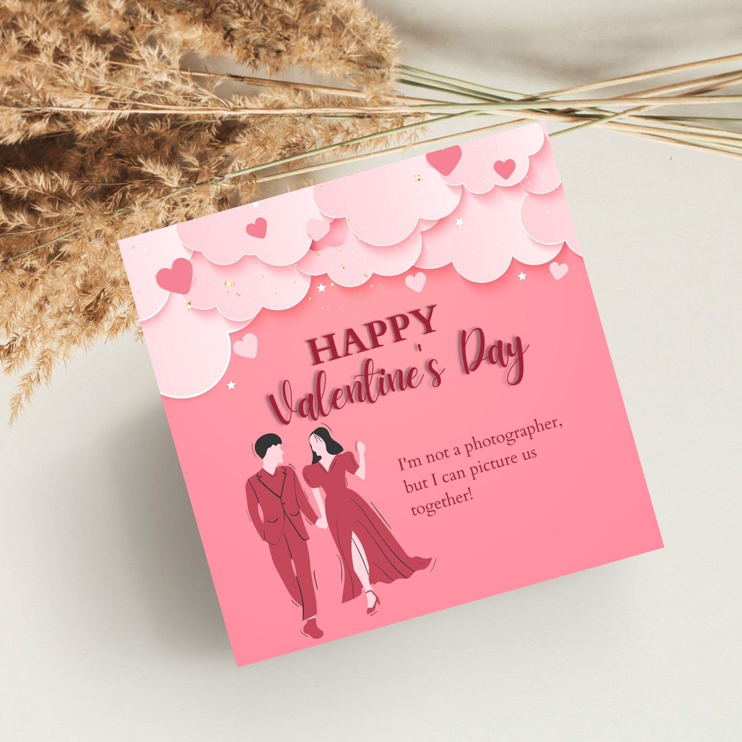 Digital Downloadable Valentines Day Love Cards - Happy Valentines Day ...
