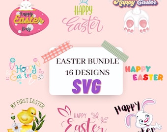 Customizable Easter Egg SVG Files – Bunny Face, Printable (Digital Download)