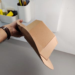 Fedora Hat Cardboard Template | DIY Costume and Themed Parties Pattern | SVG PDF resizable image 9