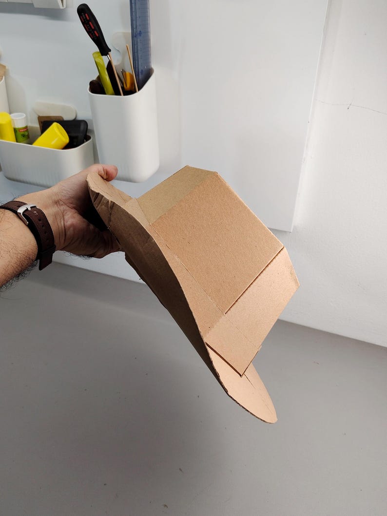 Fedora Hat Cardboard Template | DIY Costume and Themed Parties Pattern | SVG PDF resizable image 9