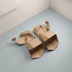 Knight Gauntlet Cardboard Template | DIY Armor and Cosplay Pattern | SVG PDF image 8
