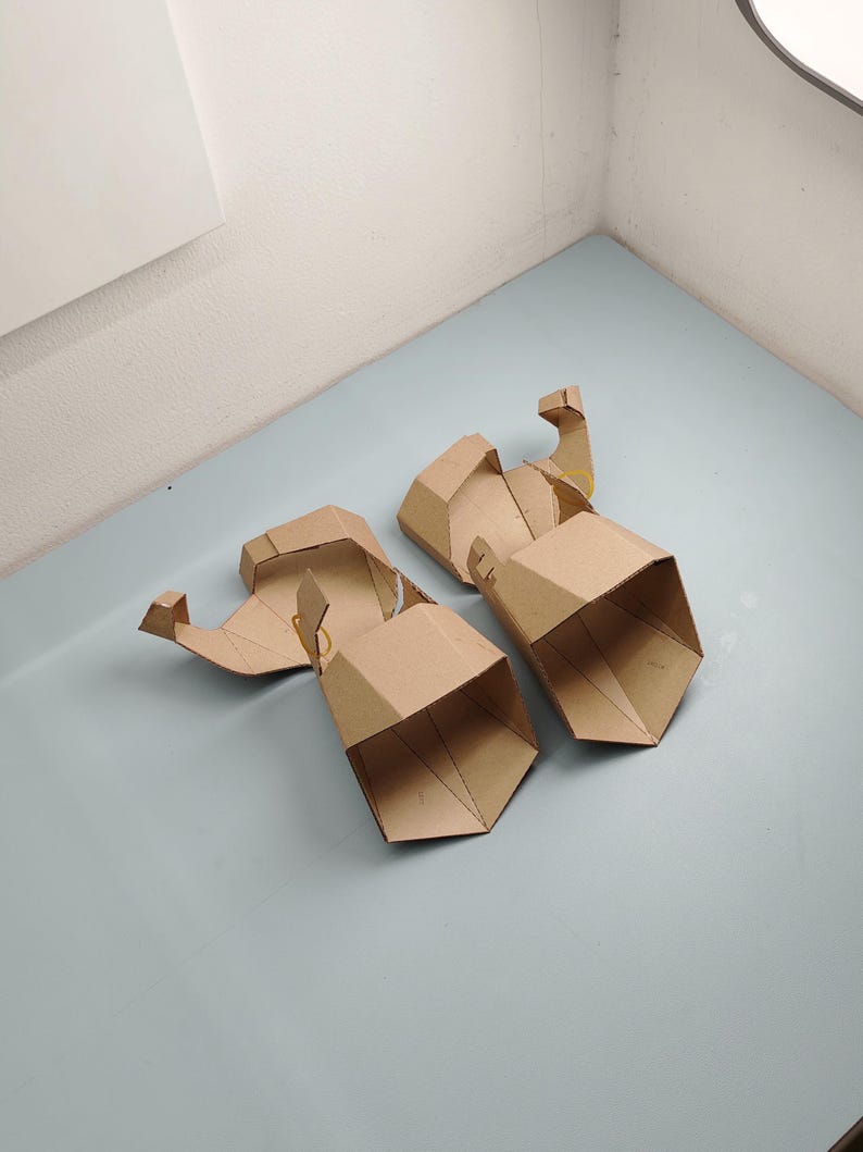 Knight Gauntlet Cardboard Template | DIY Armor and Cosplay Pattern | SVG PDF image 8