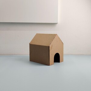 Miniaturhaus fürs Auto | Kartonvorlage (PDF, SVG) Bild 4