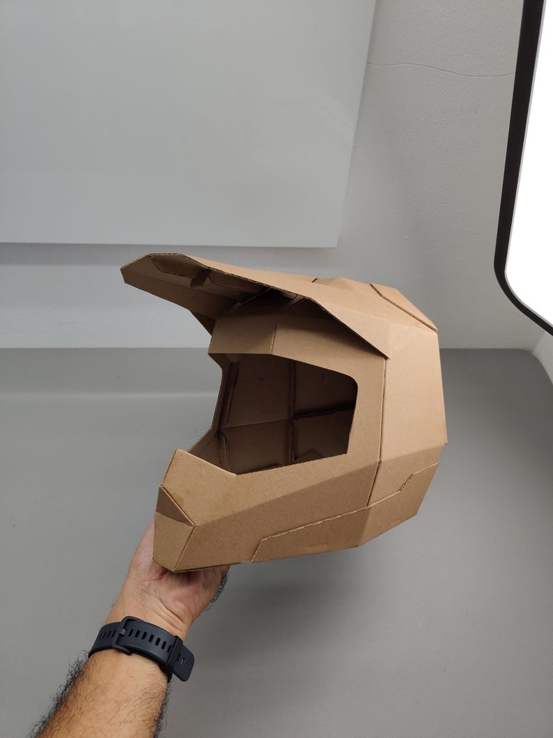 Dirt Bike Motocross Helmet Template - DIY Cardboard Mask Pattern ...