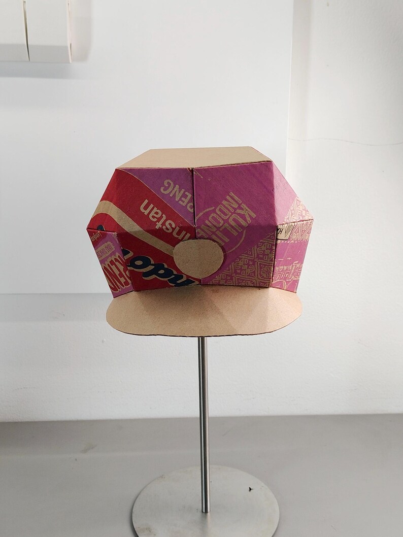 Plumber Hat Cardboard Template | DIY Costume Cosplay Pattern (PDF, SVG) image 2