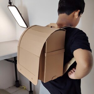 ランドセルジャパンバックパック段ボールテンプレート｜DIY小道具とクリエイティブディスプレイパターン｜SVG PDF 画像 9