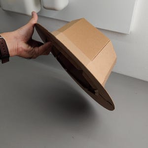 Fedora Hat Cardboard Template | DIY Costume and Themed Parties Pattern | SVG PDF resizable image 12