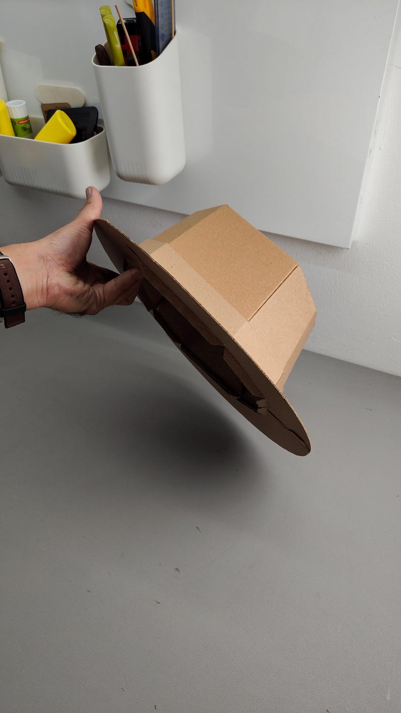 Fedora Hat Cardboard Template | DIY Costume and Themed Parties Pattern | SVG PDF resizable image 12