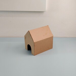 Miniaturhaus fürs Auto | Kartonvorlage (PDF, SVG) Bild 2