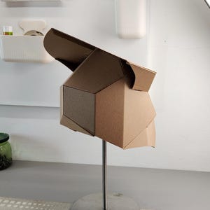 Alien hunter helmet Cardboard Template | DIY Costume and Cosplay Pattern | SVG PDF image 11