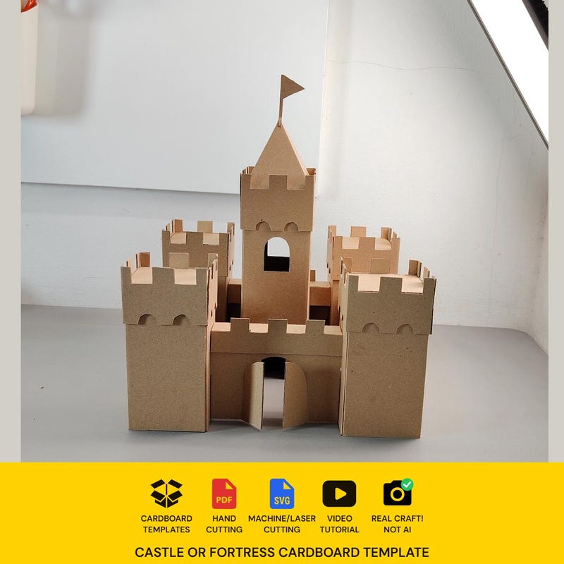 Cardboard Build Castle Kit - Etsy