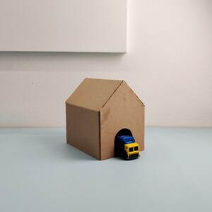Miniaturhaus fürs Auto | Kartonvorlage (PDF, SVG) Bild 7