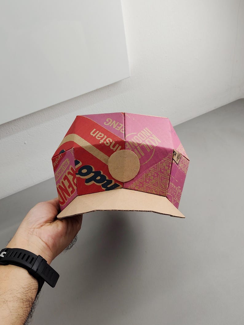 Plumber Hat Cardboard Template | DIY Costume Cosplay Pattern (PDF, SVG) image 7