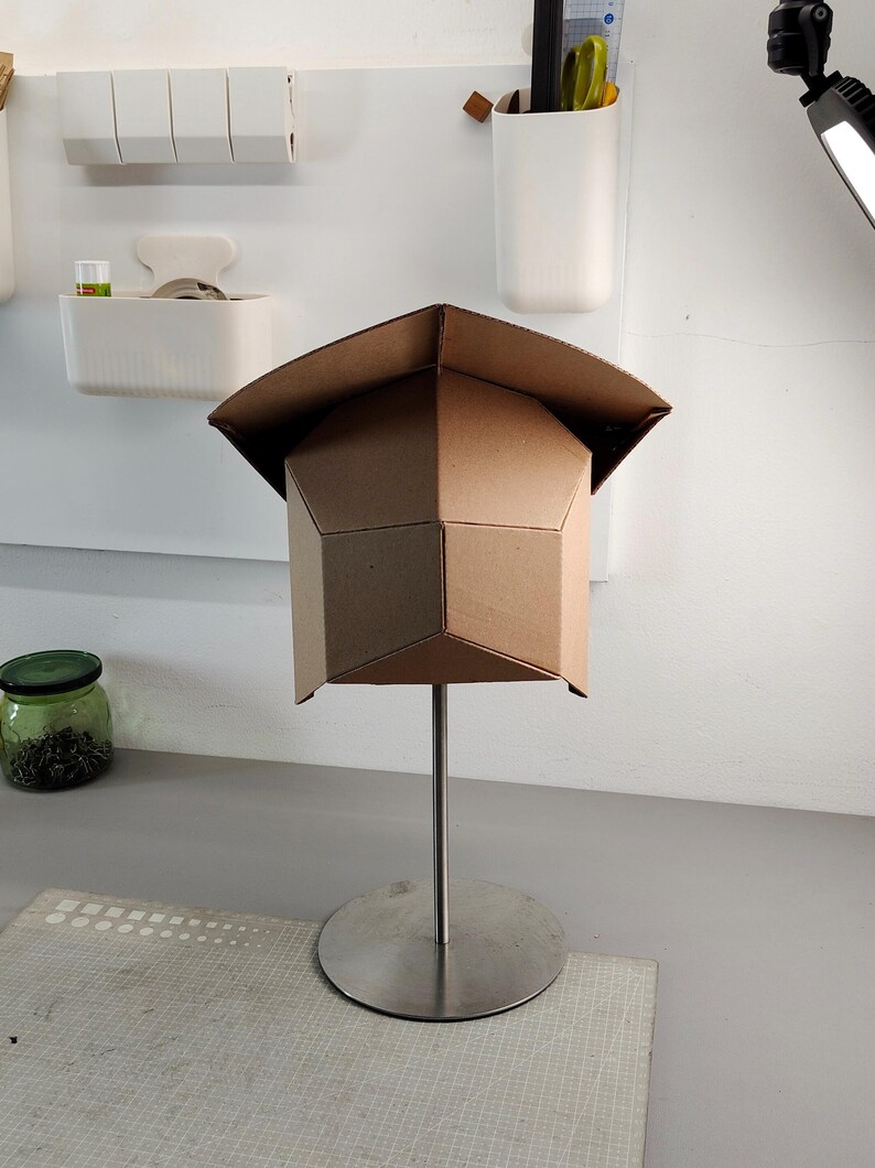 Alien hunter helmet Cardboard Template | DIY Costume and Cosplay Pattern | SVG PDF image 10