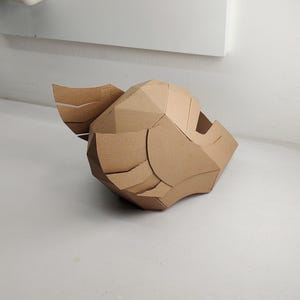 Szablon z tektury na hełm elfa lub Thora | Wzór na kostium i cosplay DIY | Plik SVG PDF z możliwością zmiany rozmiaru zdjęcie 4