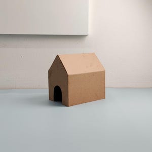 Miniaturhaus fürs Auto | Kartonvorlage (PDF, SVG) Bild 3