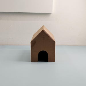 Miniaturhaus fürs Auto | Kartonvorlage (PDF, SVG) Bild 5