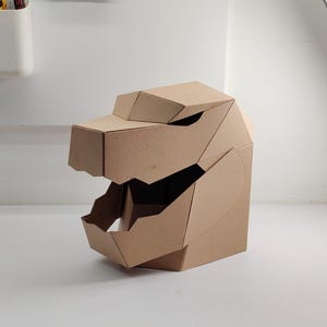 Dino, Kaiju, komodo or Dragon Base Mask Mouth Opened
