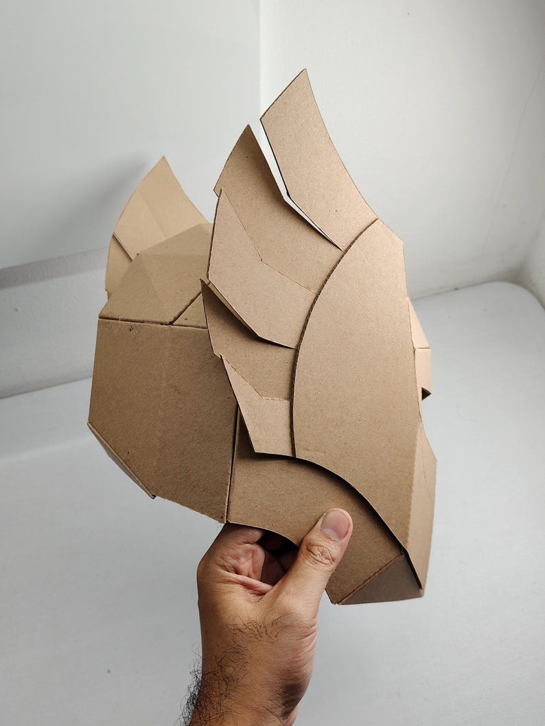 Helmet with wing for Elf or Thor Cosplay Wing Detail