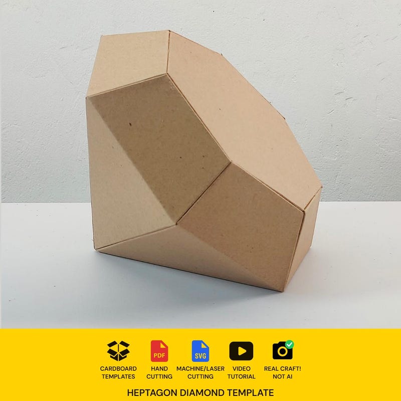 Cardboard Shapes Patterns - Etsy
