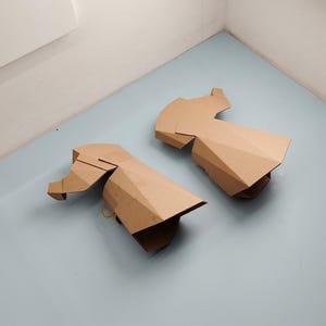 Knight Gauntlet Cardboard Template | DIY Armor and Cosplay Pattern | SVG PDF image 5