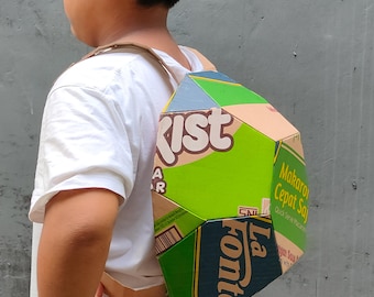 Turtle Tortoise Backpack Template - DIY Cardboard Craft Pattern (Scalable PDF)