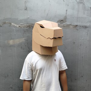 Dino, Kaiju, komodo or Dragon Base Mask Woen by Kids